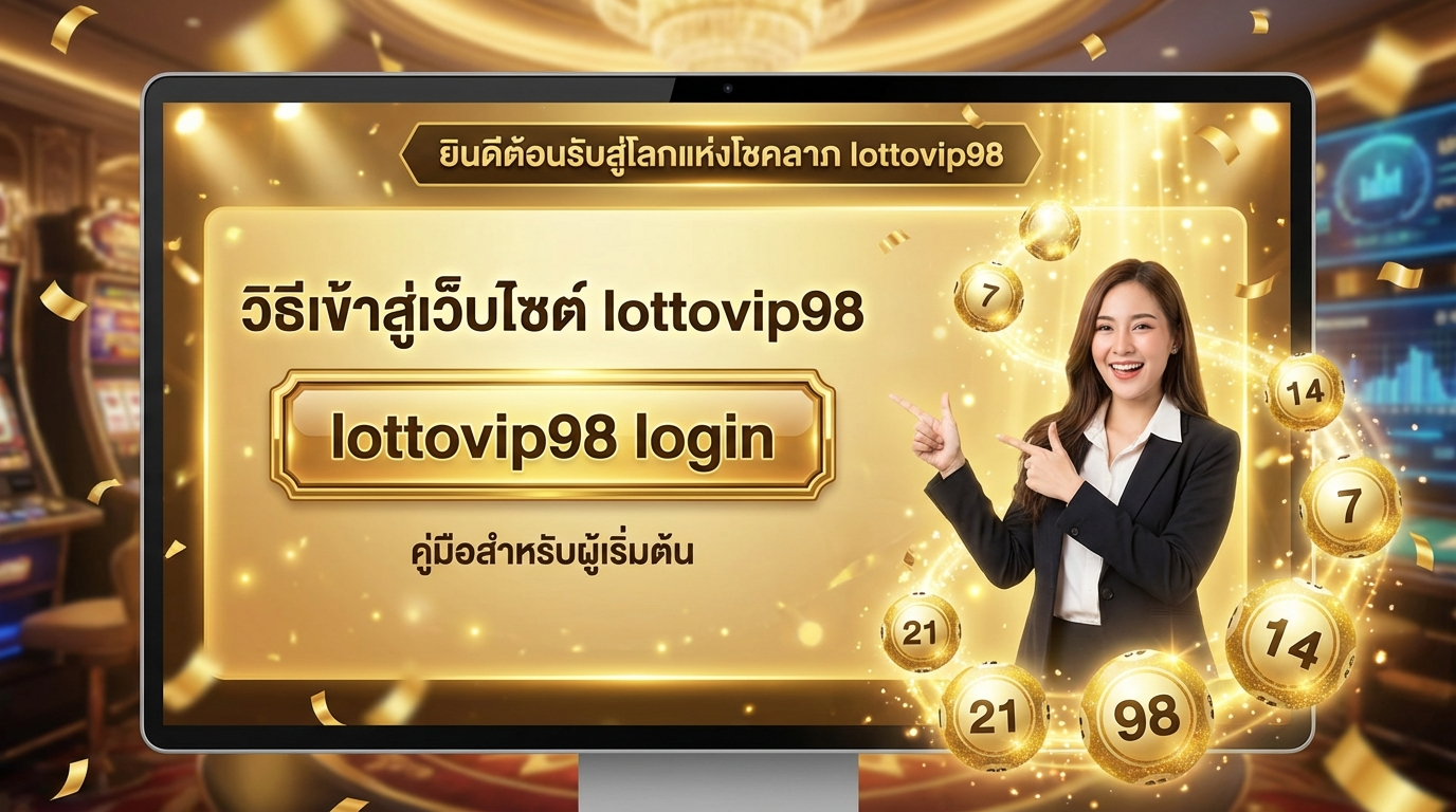 วิธีการเข้าใช้งานเว็บ lottovip98