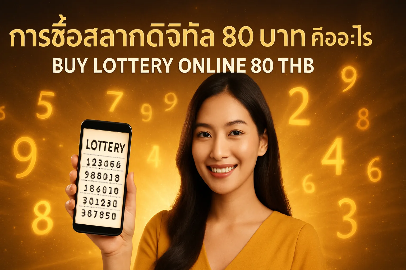 ภาพประกอบหัวข้อ การซื้อสลากดิจิทัล 80 บาท คืออะไร