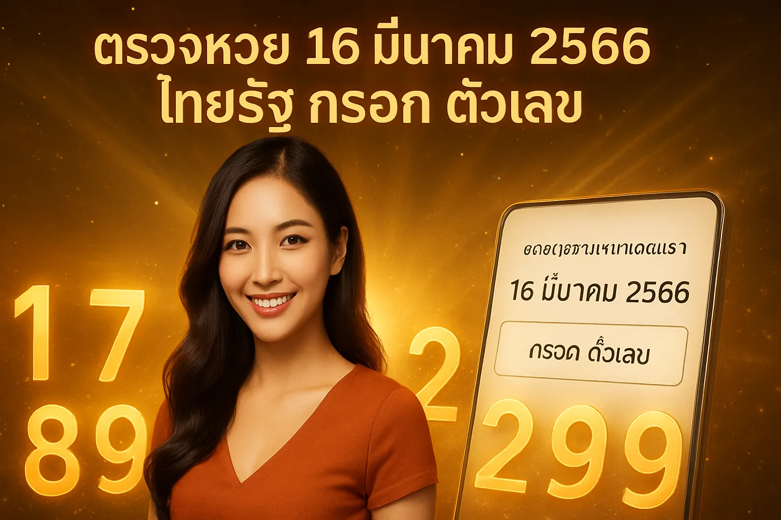 ภาพประกอบหัวข้อ ผลสลากกินแบ่งรัฐบาลงวดวันที่ 16 มีนาคม 2566