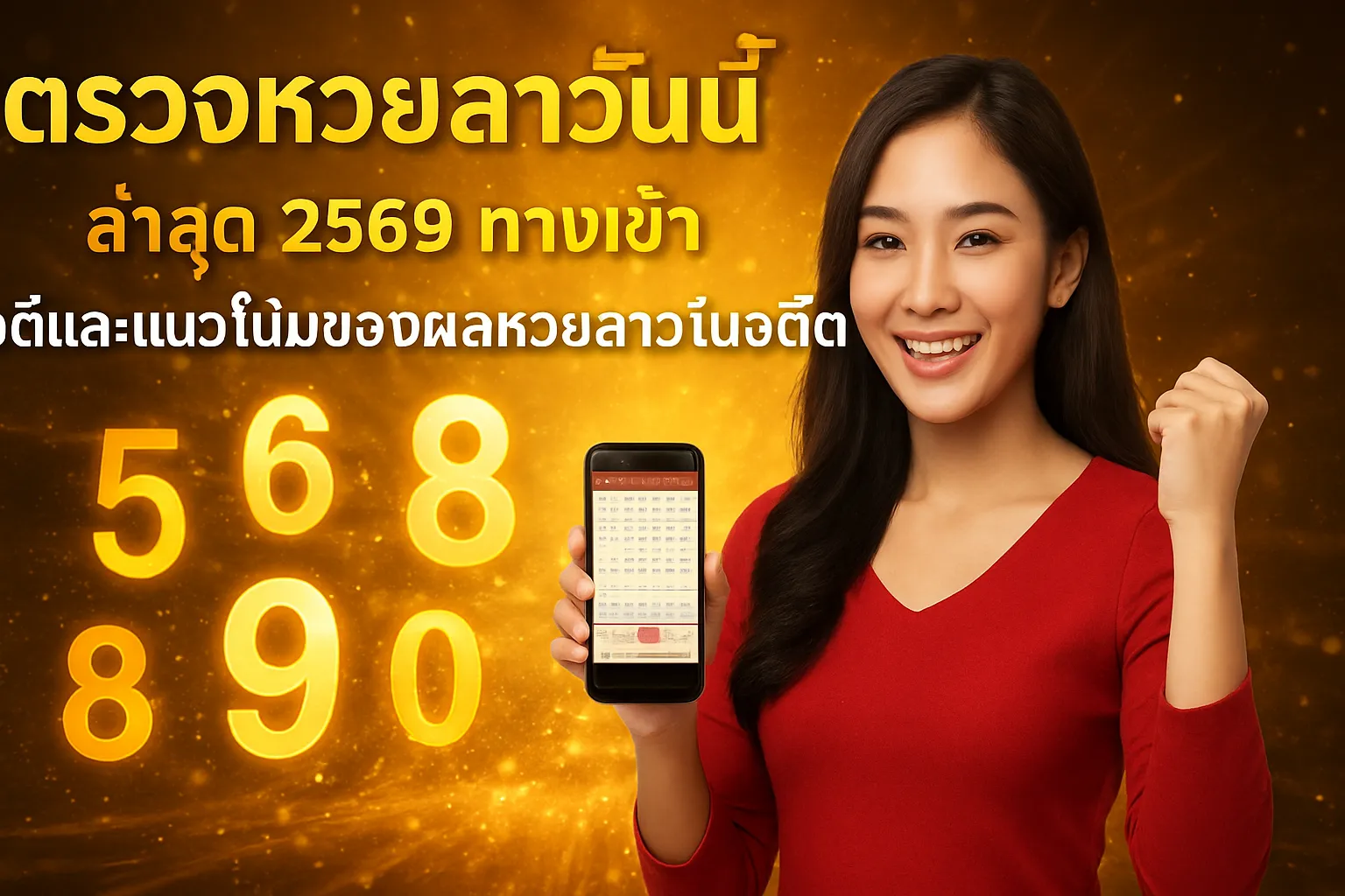 ภาพประกอบหัวข้อ สถิติและแนวโน้มของผลหวยลาวในอดีต