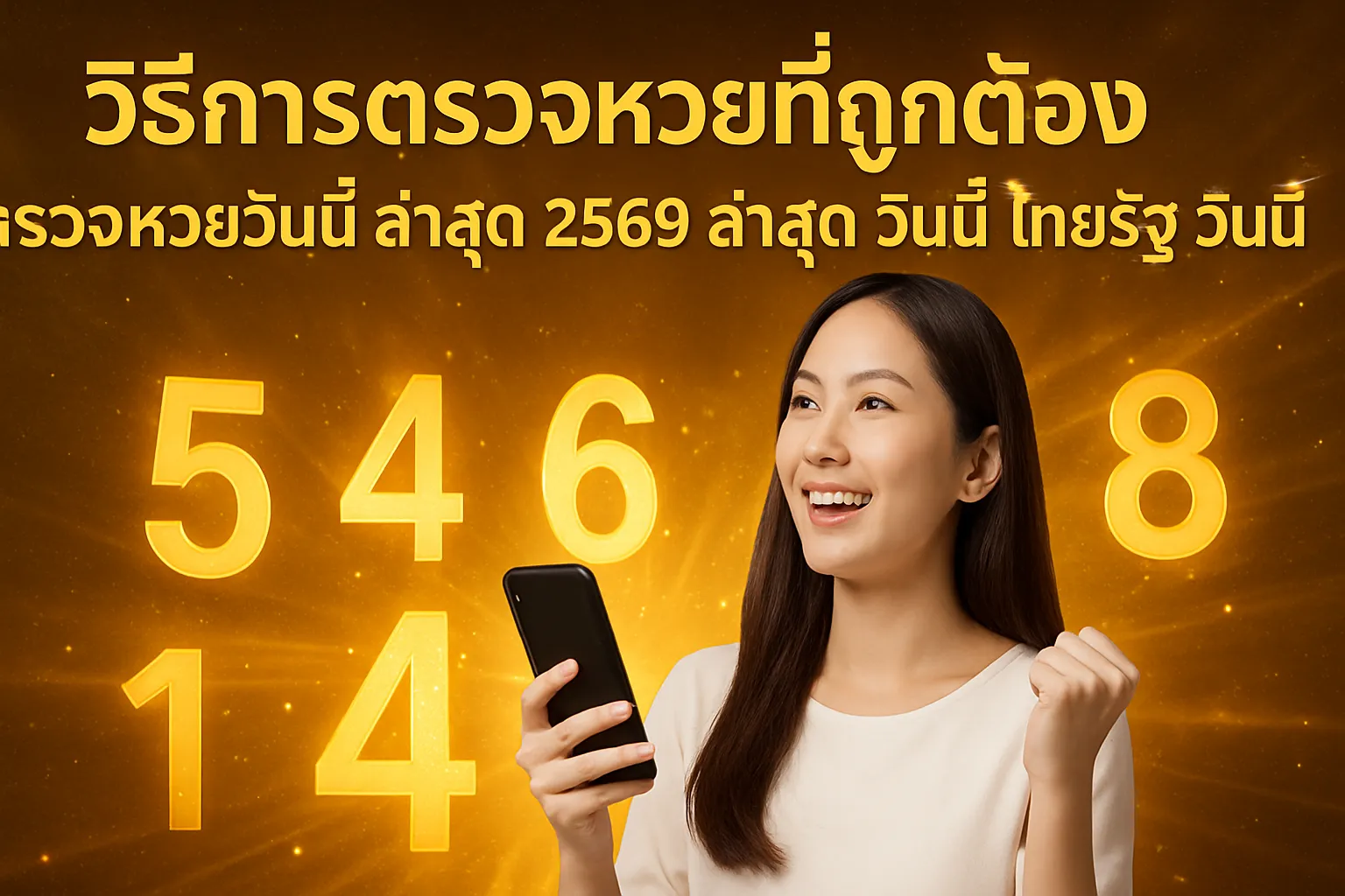 ภาพประกอบหัวข้อ วิธีการตรวจหวยที่ถูกต้อง