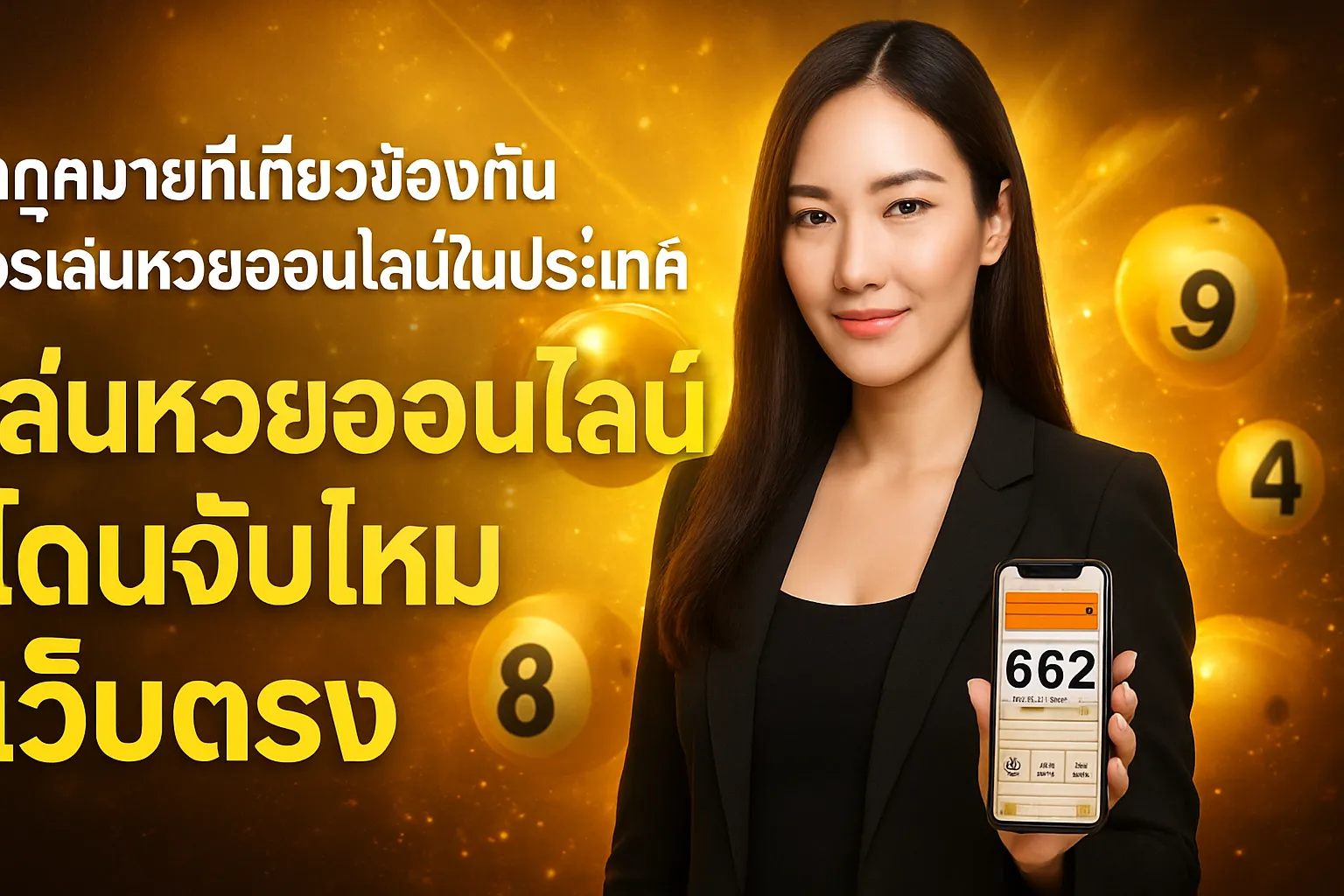 ภาพประกอบหัวข้อ กฎหมายที่เกี่ยวข้องกับการเล่นหวยออนไลน์ในประเทศไทย
