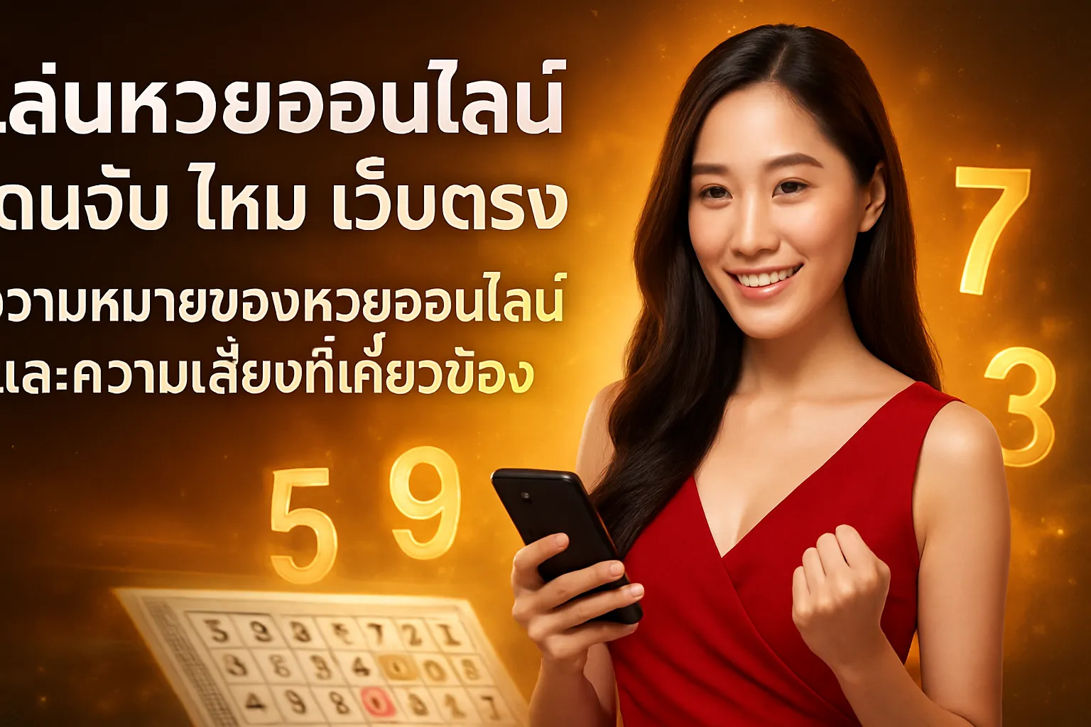 ภาพประกอบหัวข้อ ความหมายของหวยออนไลน์และความเสี่ยงที่เกี่ยวข้อง