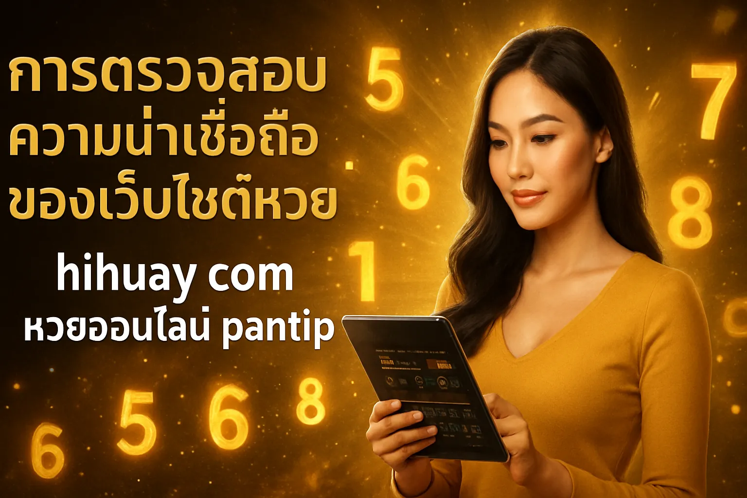 ภาพประกอบหัวข้อ การตรวจสอบความน่าเชื่อถือของเว็บไซต์หวย