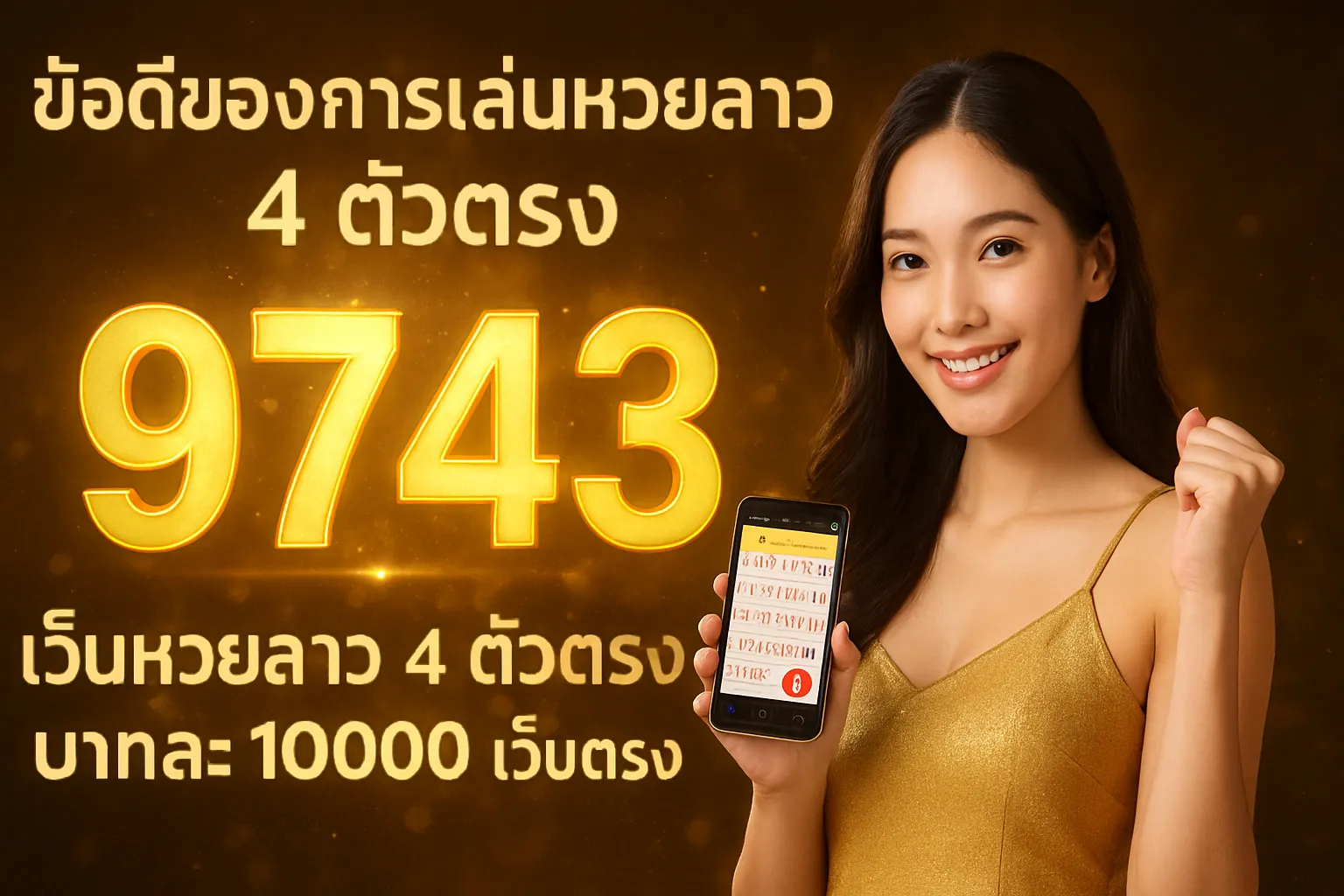 ภาพประกอบหัวข้อ ข้อดีของการเล่นหวยลาว 4 ตัวตรง