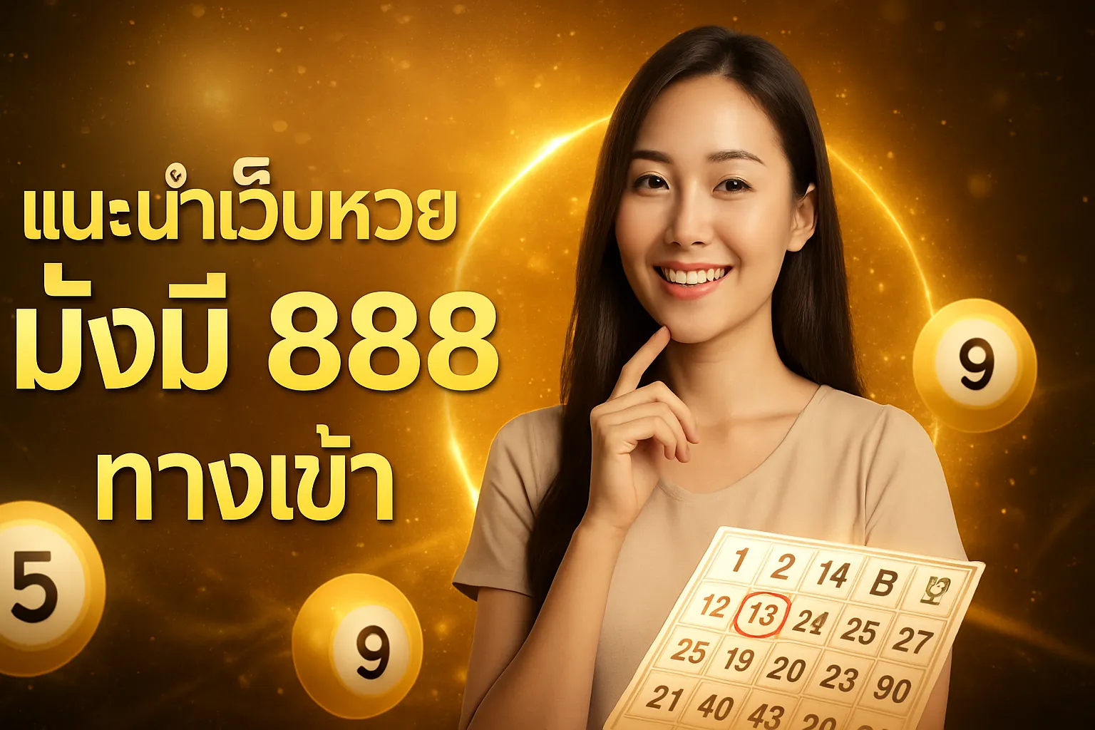 ภาพประกอบหัวข้อ แนะนำเว็บหวยมั่งมี 888