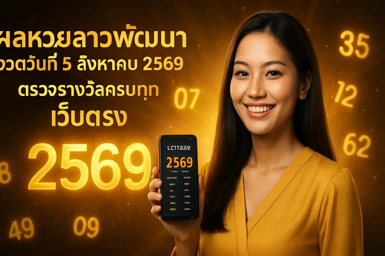 ภาพประกอบหัวข้อ ผลหวยลาวพัฒนา งวดวันที่ 5 สิงหาคม 2569