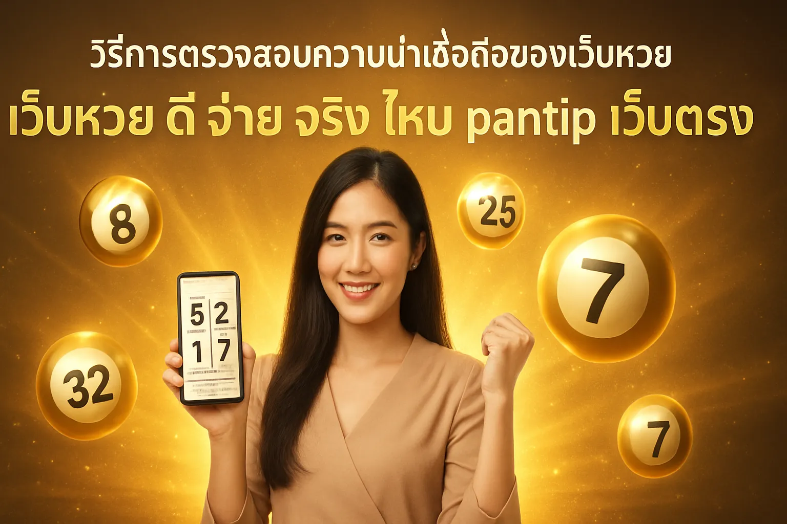 ภาพประกอบหัวข้อ วิธีการตรวจสอบความน่าเชื่อถือของเว็บหวย