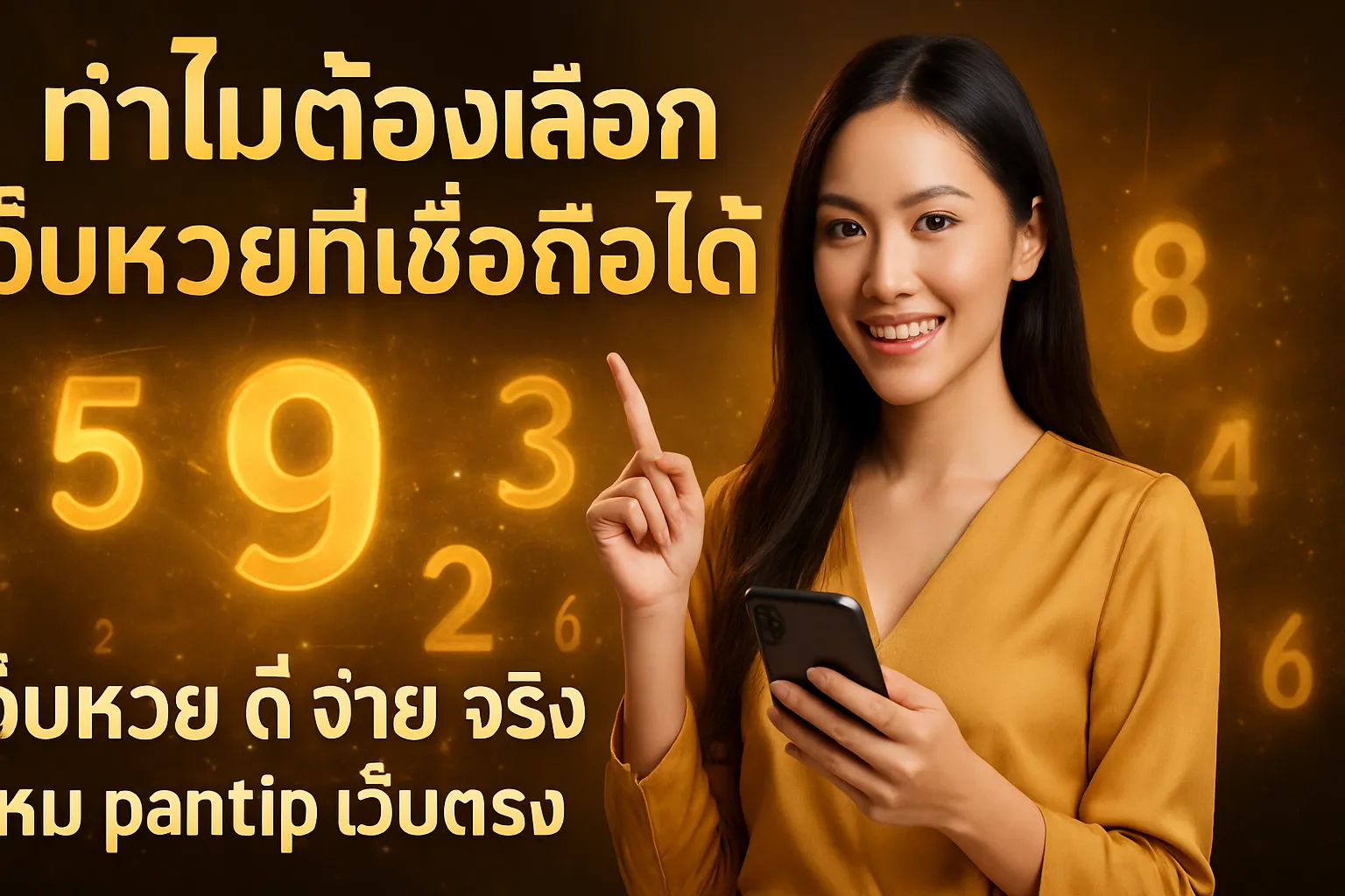 ภาพประกอบหัวข้อ ทำไมต้องเลือกเว็บหวยที่เชื่อถือได้