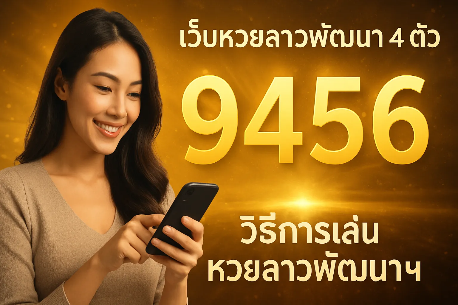 ภาพประกอบหัวข้อ วิธีการเล่นหวยลาวพัฒนา 4 ตัว