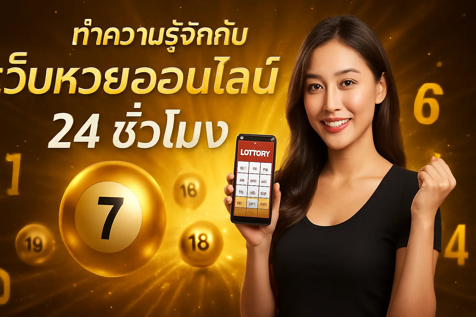 ภาพประกอบหัวข้อ ทำความรู้จักกับเว็บหวยออนไลน์ 24 ชั่วโมง