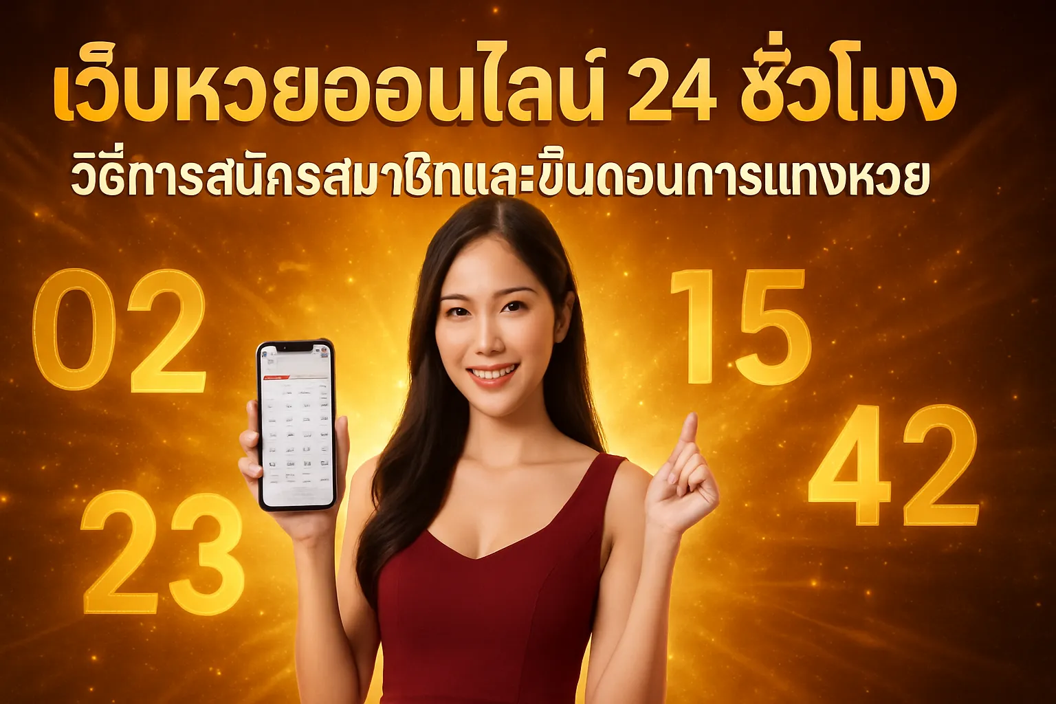 ภาพประกอบหัวข้อ วิธีการสมัครสมาชิกและขั้นตอนการแทงหวย