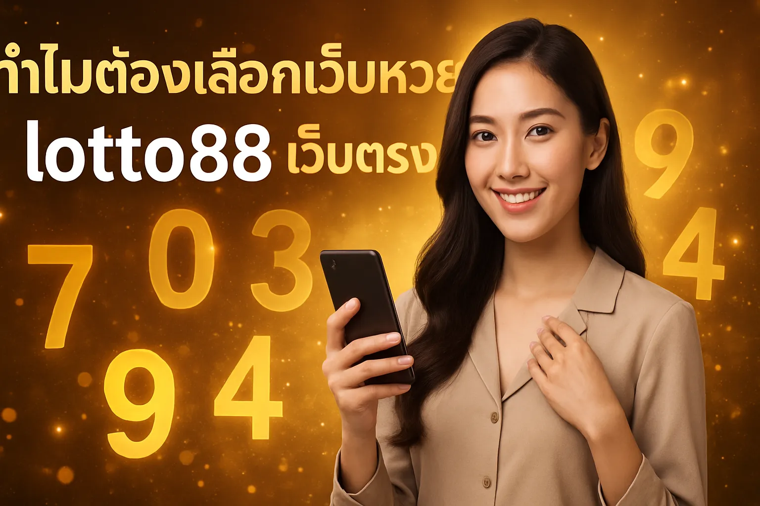 ภาพประกอบหัวข้อ ทำไมต้องเลือกเว็บหวย lotto88 เว็บตรง?
