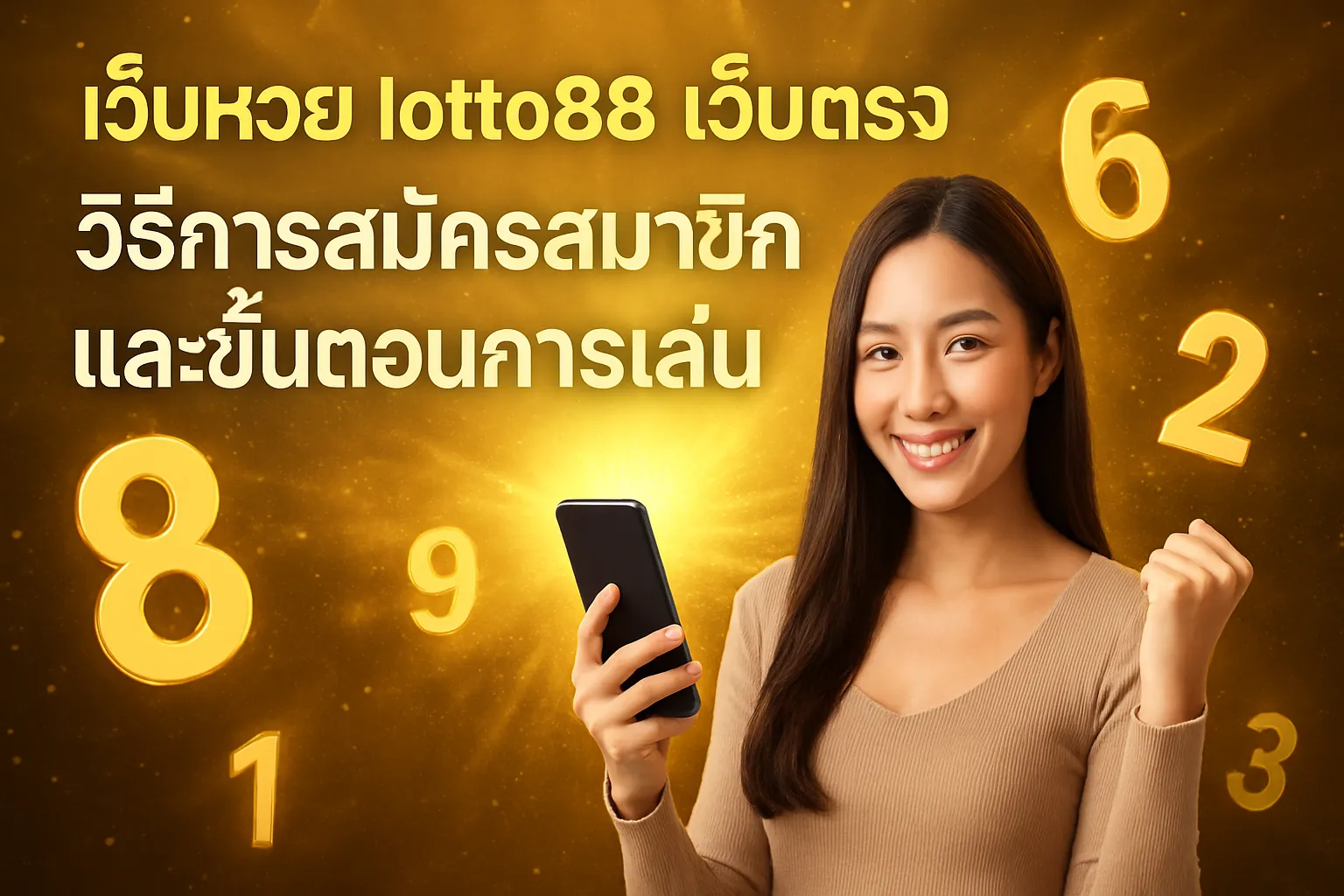 ภาพประกอบหัวข้อ วิธีการสมัครสมาชิกและขั้นตอนการเล่น