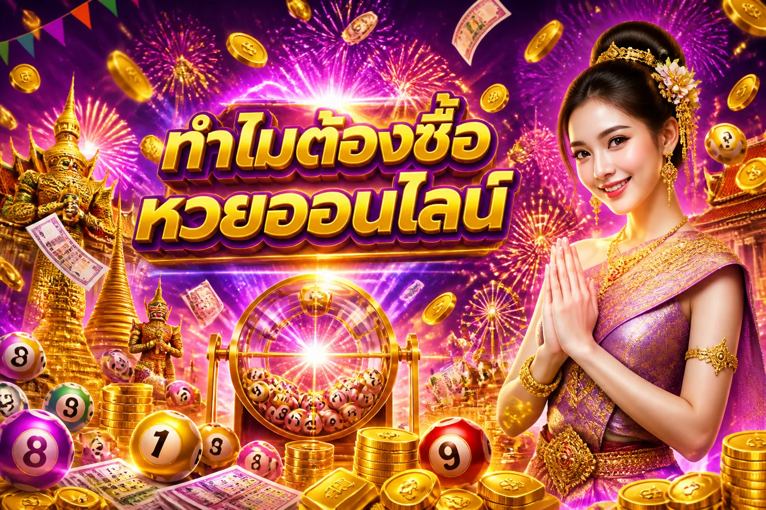 ภาพประกอบหัวข้อ ทำไมต้องซื้อหวยออนไลน์