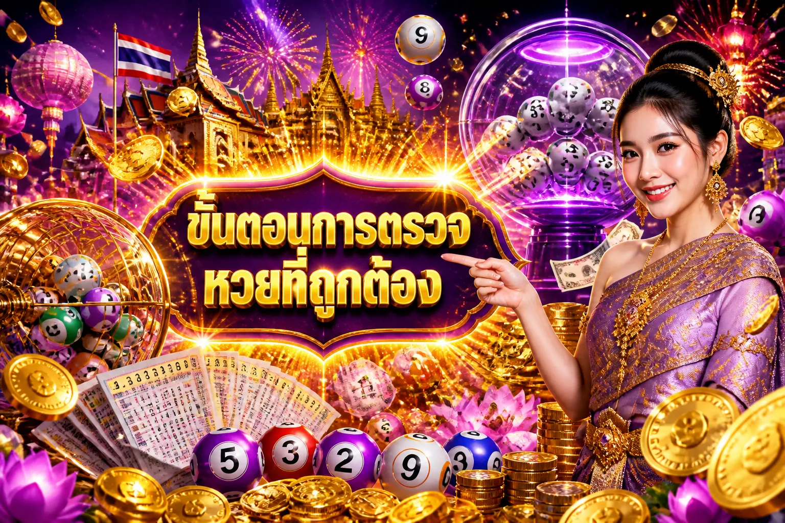 ภาพประกอบหัวข้อ ขั้นตอนการตรวจหวยที่ถูกต้อง