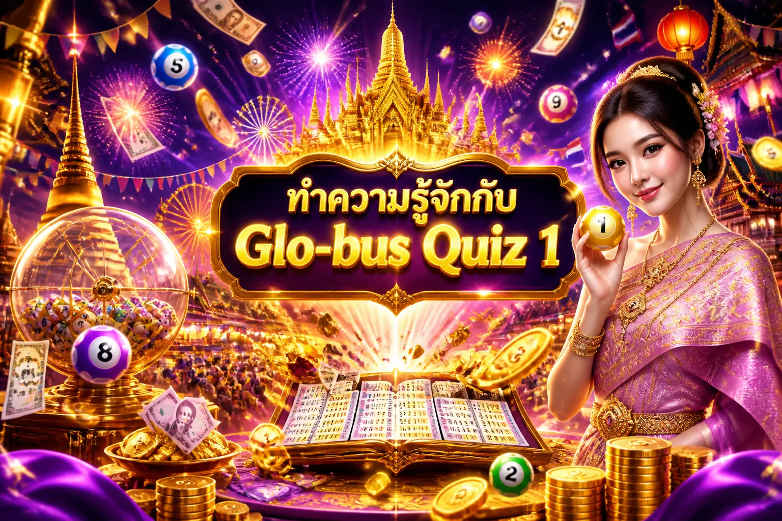 ภาพประกอบหัวข้อ ทำความรู้จักกับ Glo-bus Quiz 1