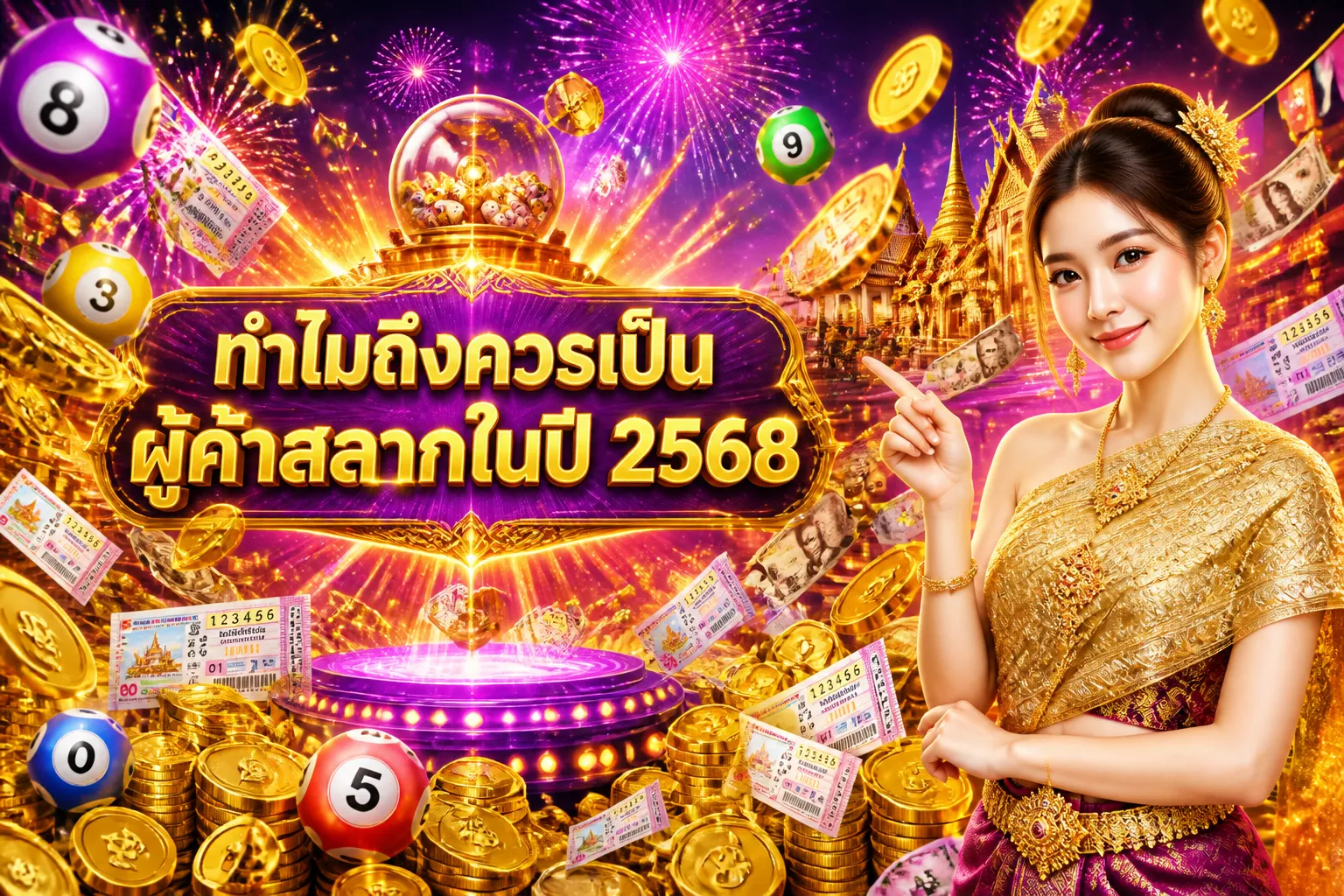 ภาพประกอบหัวข้อ ทำไมถึงควรเป็นผู้ค้าสลากในปี 2568