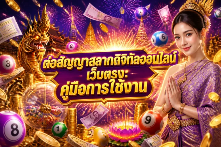 ภาพประกอบหัวข้อ ต่อสัญญาสลากดิจิทัลออนไลน์ เว็บตรง: คู่มือการใช้งาน — ต่อสัญญาสลากดิจิทัลออนไลน์ เว็บตรง