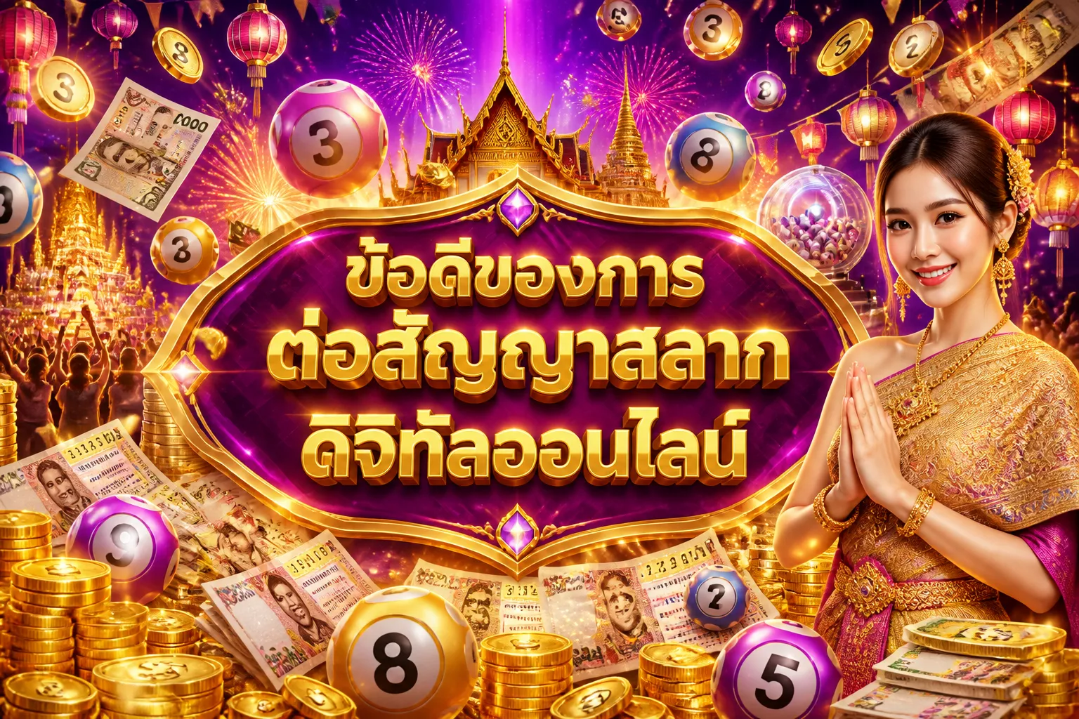 ภาพประกอบหัวข้อ ข้อดีของการต่อสัญญาสลากดิจิทัลออนไลน์