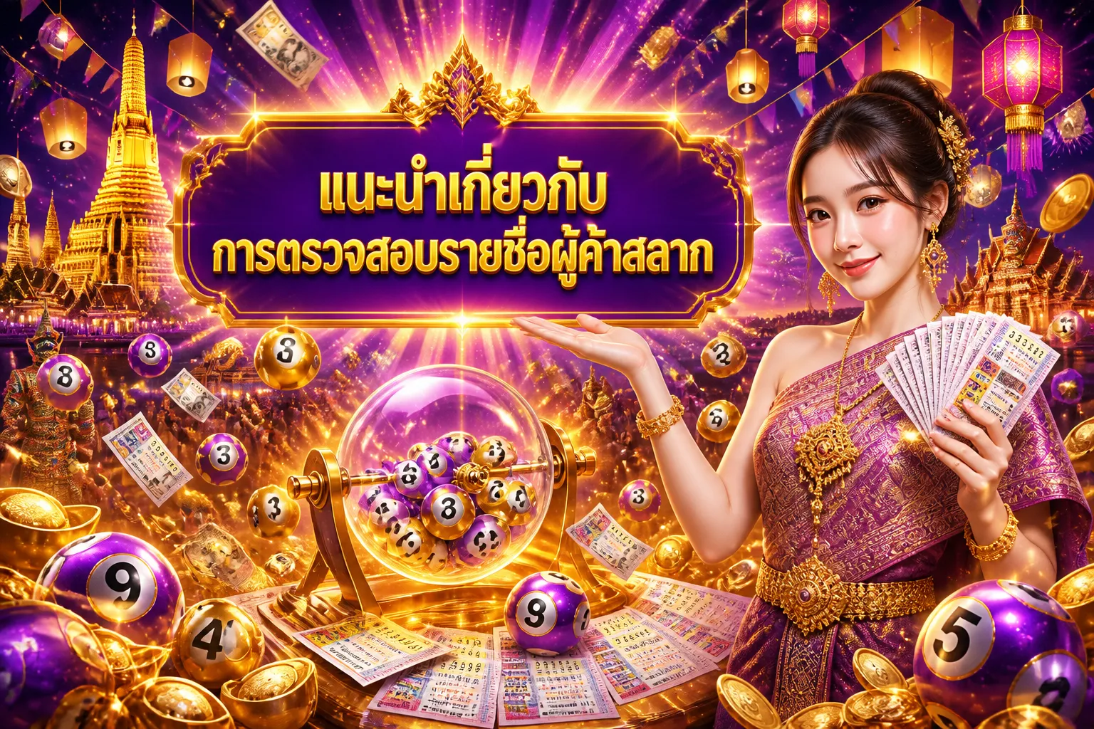 ภาพประกอบหัวข้อ แนะนำเกี่ยวกับการตรวจสอบรายชื่อผู้ค้าสลาก